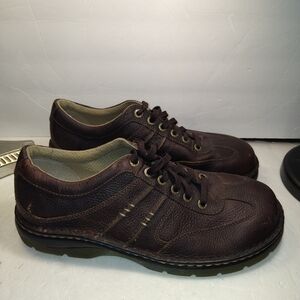 Dr Martens Dawes Dark Brown Leather Grizzly Casual Oxford Shoes Men's sz 12M.